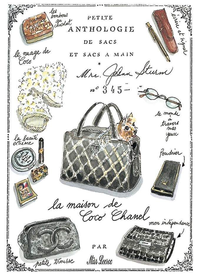 Handbag, Purses and handbags, Fashion illustration chanel