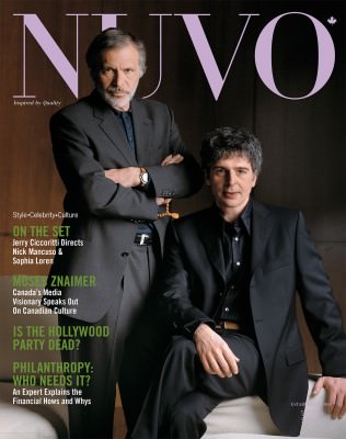 NUVO Magazine Spring 2004 Cover featuring Jerry Ciccoritti and Nick Mancuso
