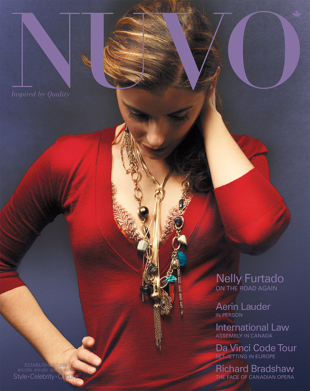 NUVO Magazine Summer 2006 Cover featuring Nelly Furtado