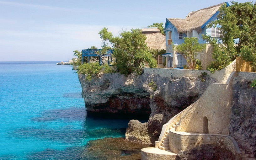 The Caves Resort In Negril Jamaica Nuvo Chris Blackwell S Island Outpost Properties Is Located On The Western Tip Of Jamaica With 10 Acres Coastline Made Up Limestone Cliffs And Caves