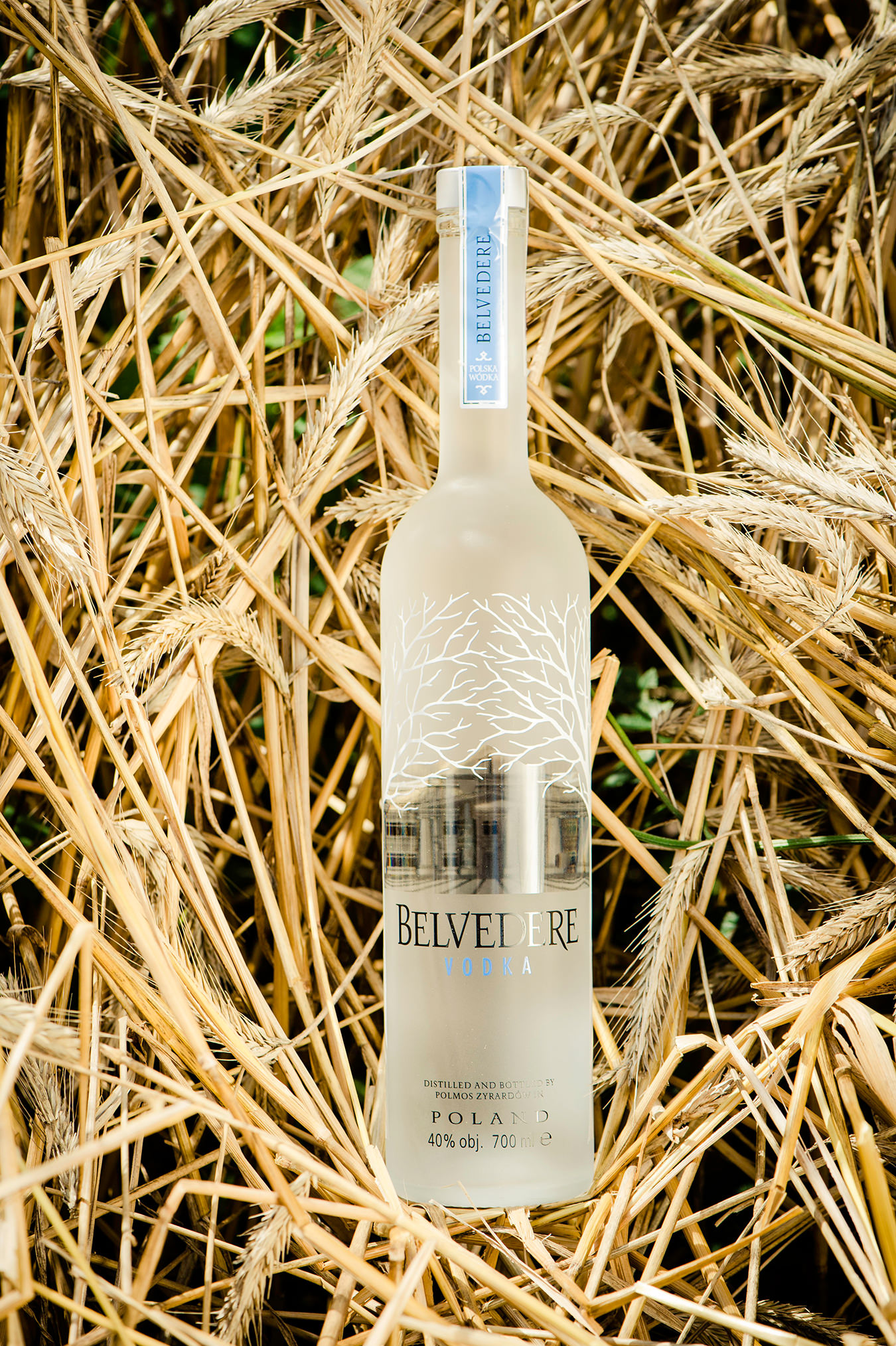 This Belvedere Vodka came with a built-in light in the base of the