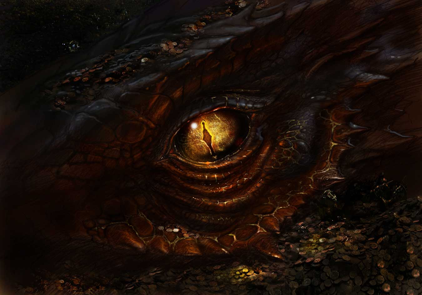 This site have 9 coloring page pictures about Hobbit Dragon Smaug Eye inclu...