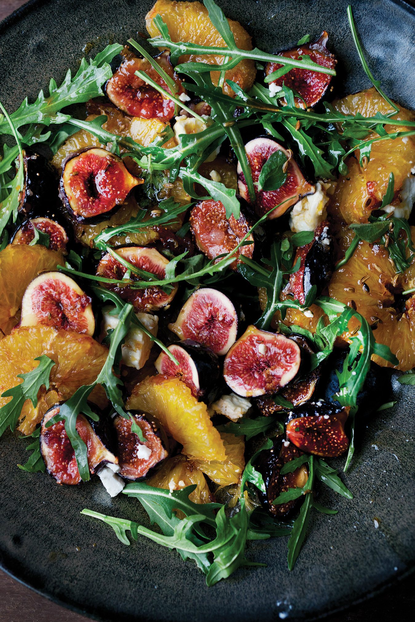 NUVO Daily Edit: Caramelized Fig, Orange, and Feta Salad