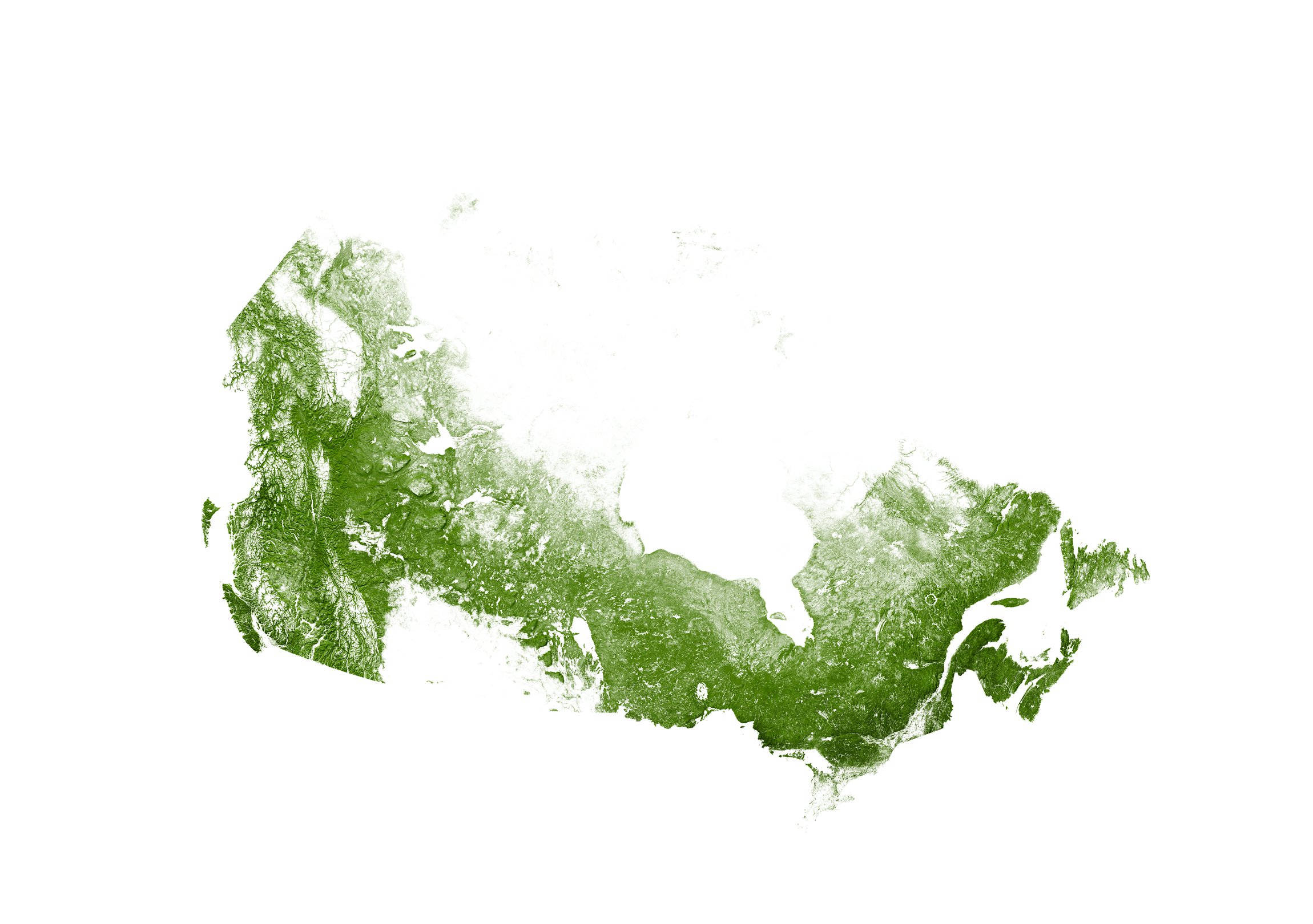 Roads of Canada, Trees Map