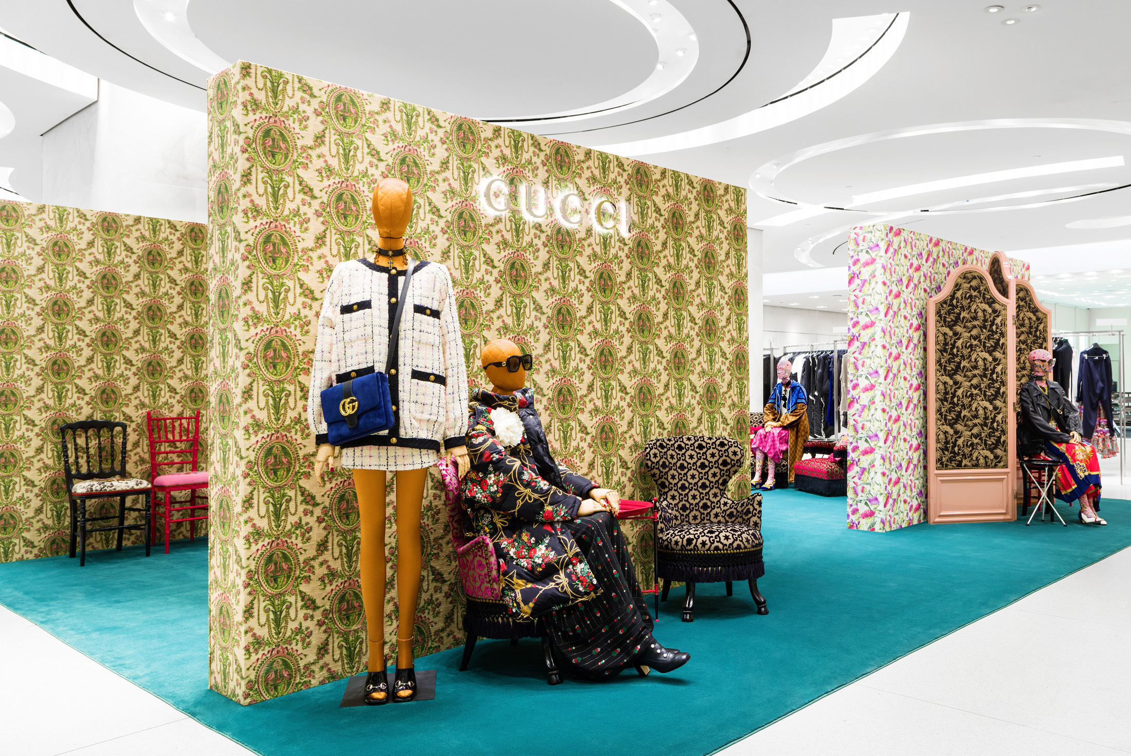 Gucci Reopens Its Newly Renovated Boutique in the Fairmont Hotel