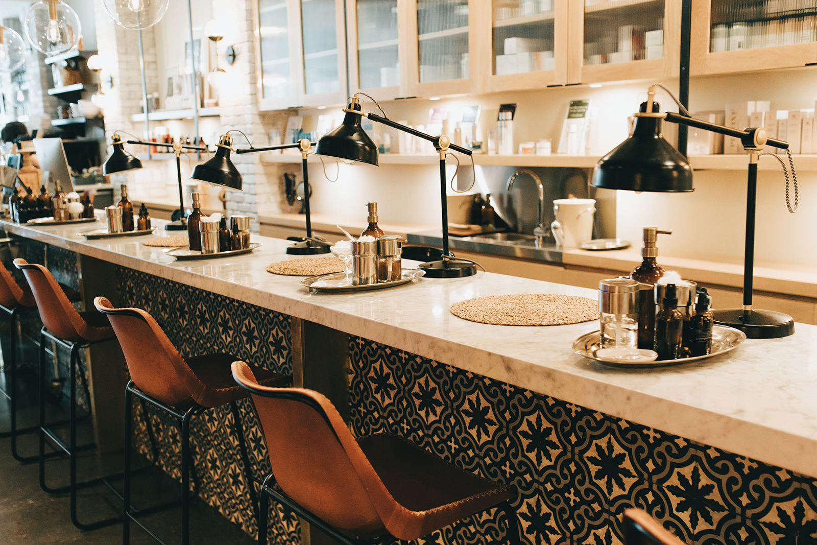 Calgary café and full-service salon: Distilled Beauty Bar.