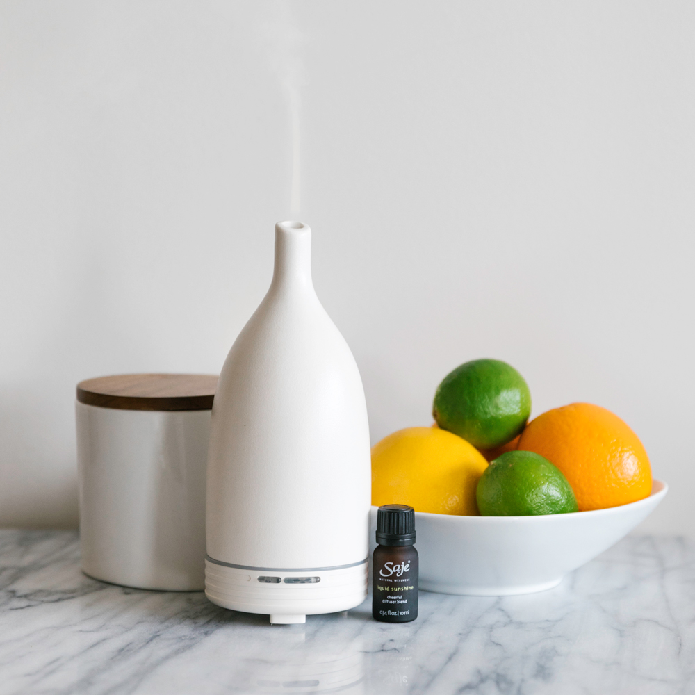 The Aroma Line of Saje Diffusers. Saje is a Canadian diffuser company. 