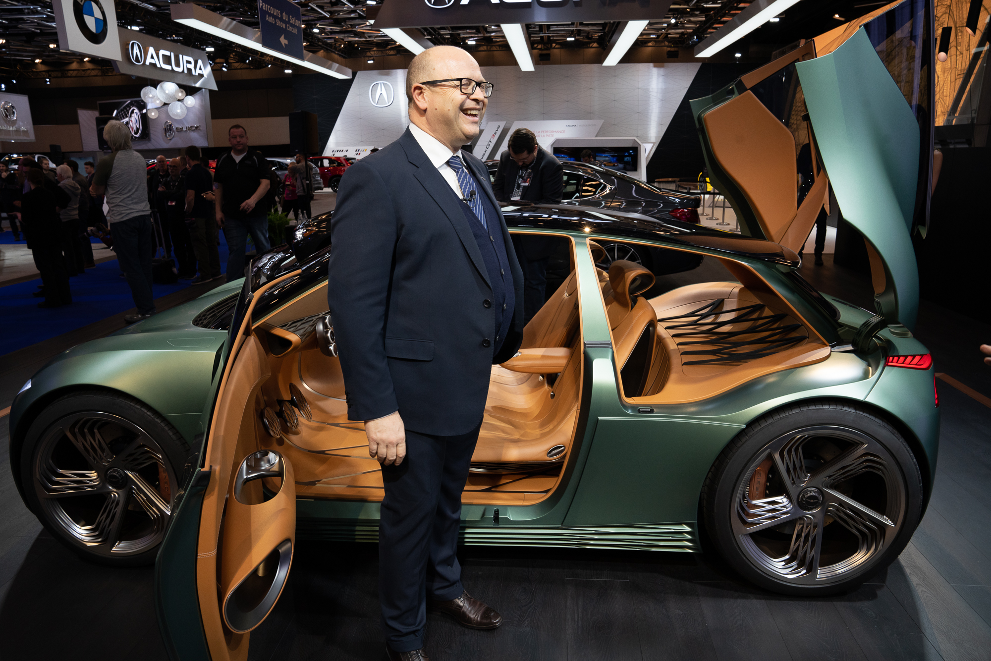 Perini with the Genesis concept car