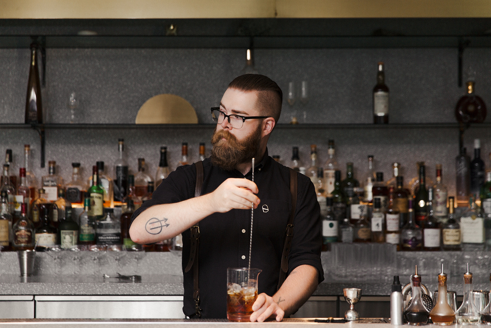 A Vancouver bartender represents the restaurant industry. 