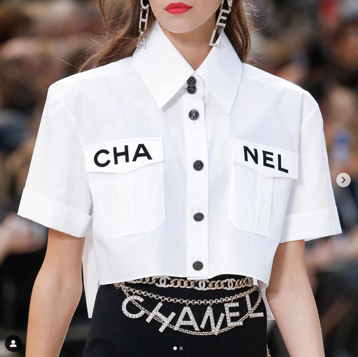 Chanel // Black & White Logo Tank Top – VSP Consignment