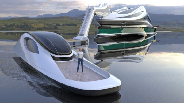 swan neck yacht