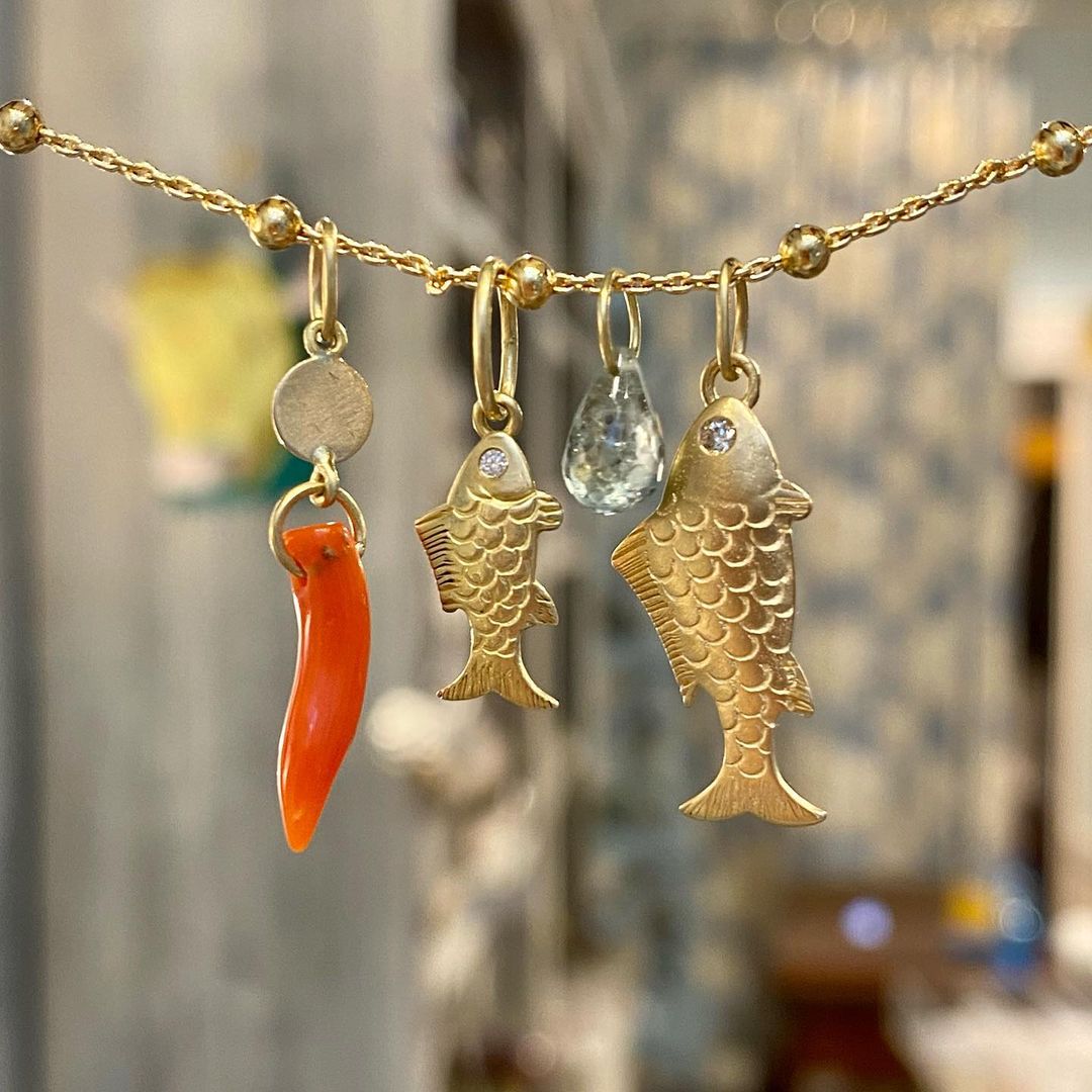 amulets fish with cornicello