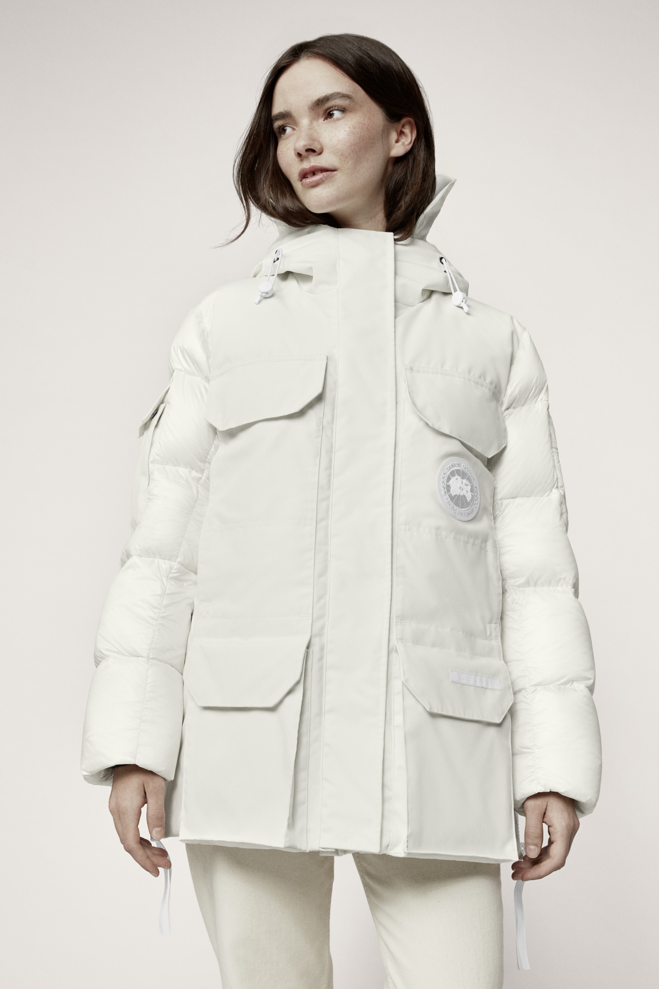 outerwear sustainable canada white
