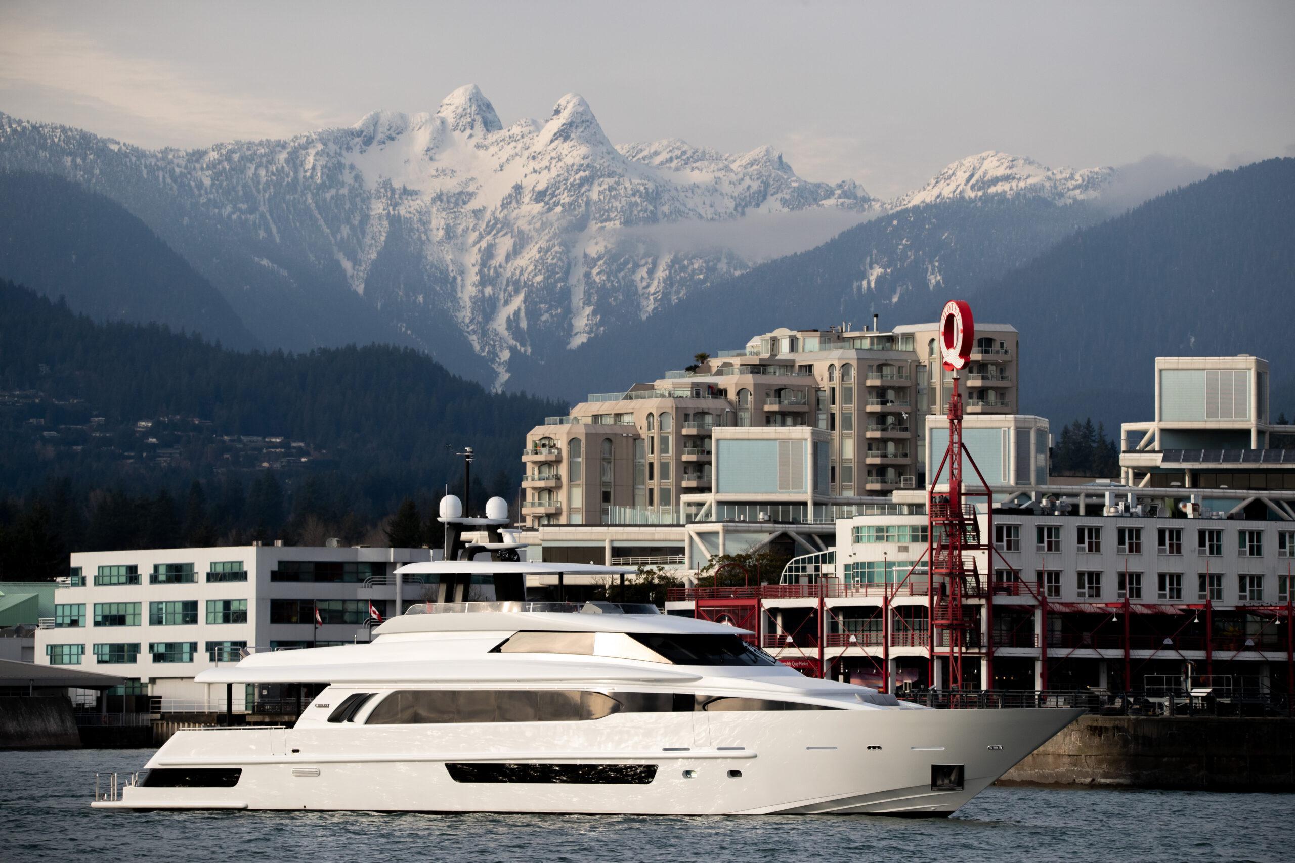 biggest yacht in vancouver