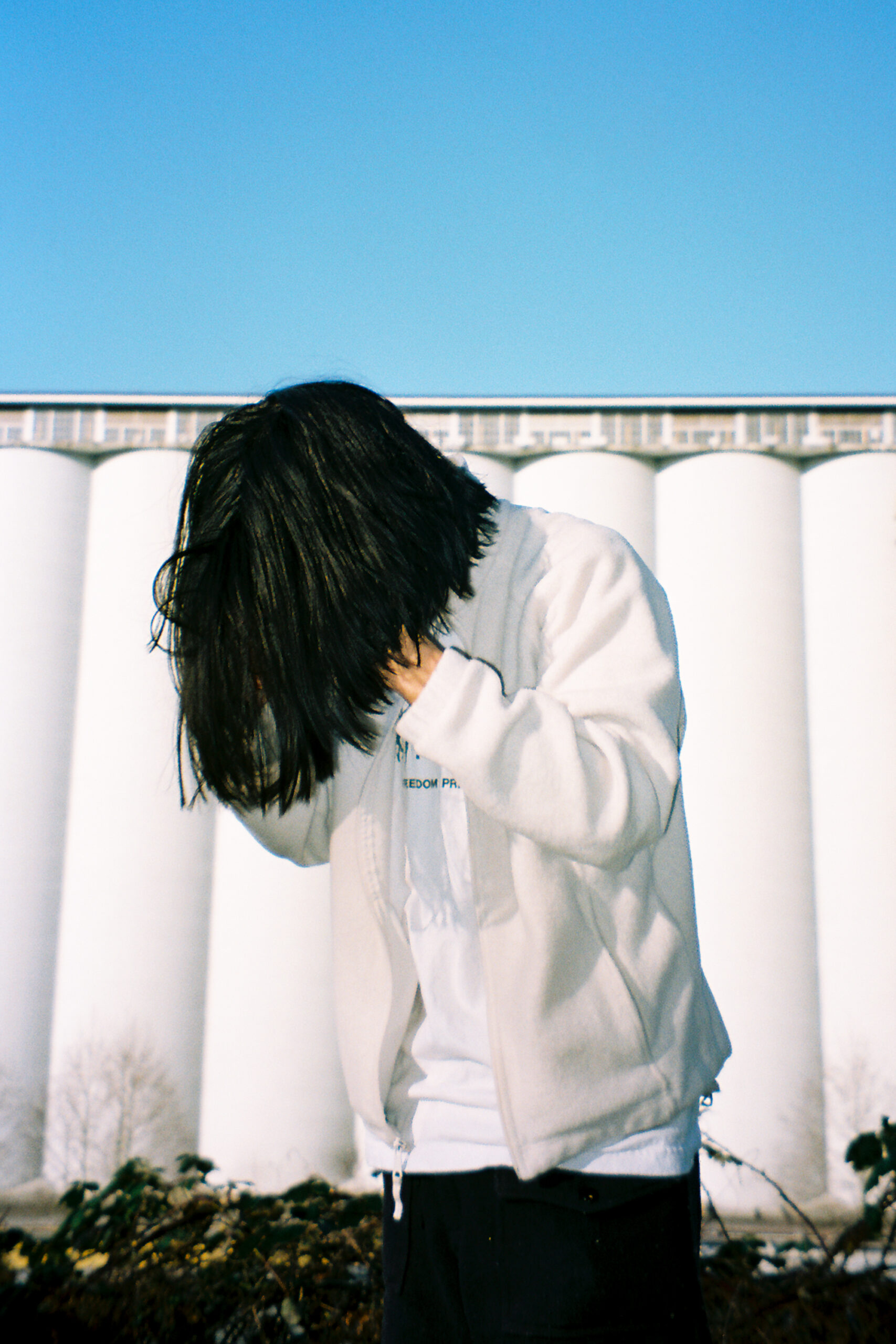 Jonah Yano Interview and Photoshoot; white jacket 