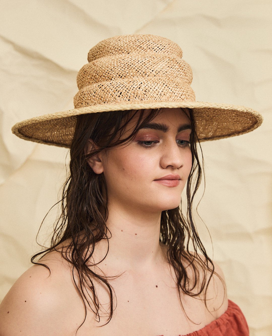 tall straw hat womens