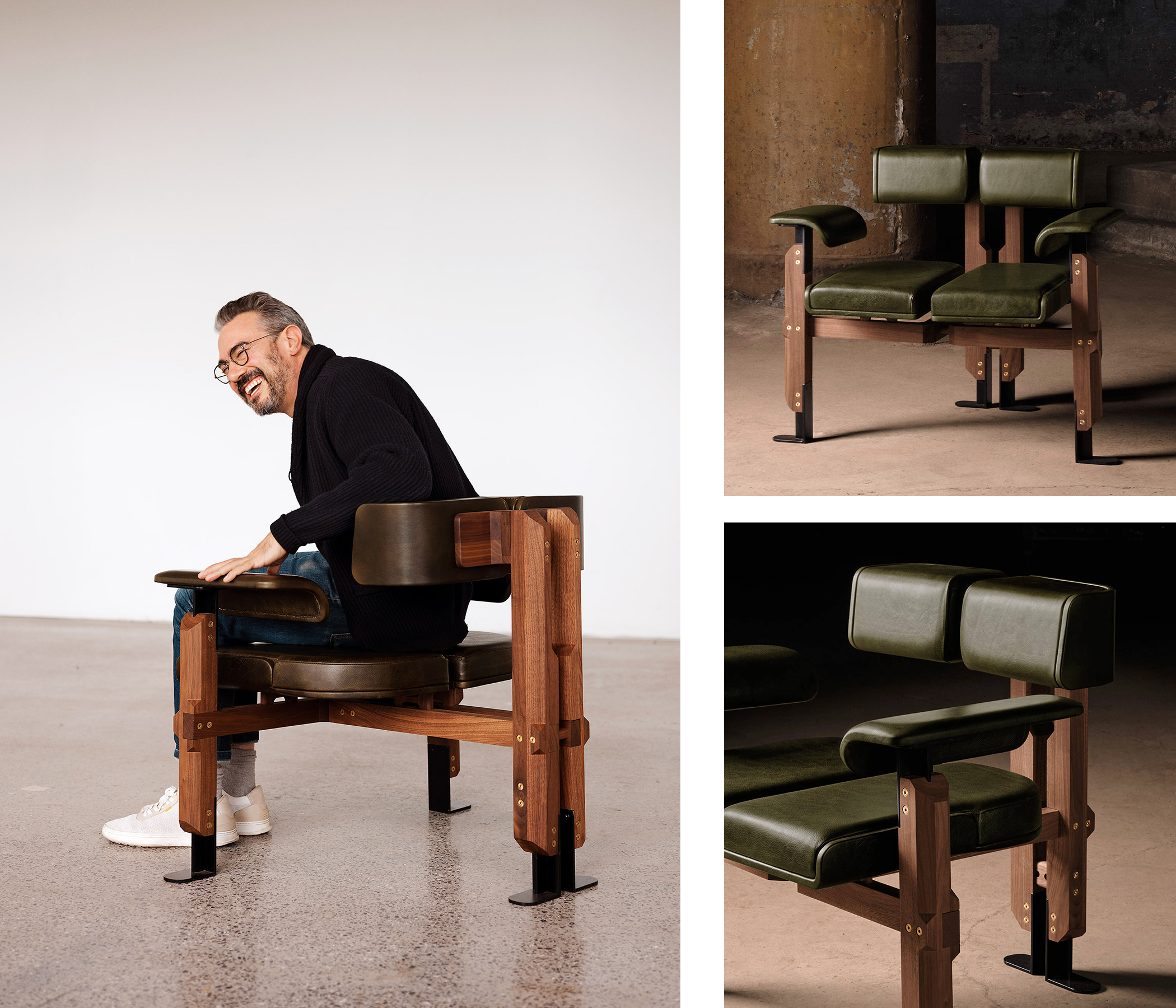  Designer Zébulon Perron and his Spineless Chair