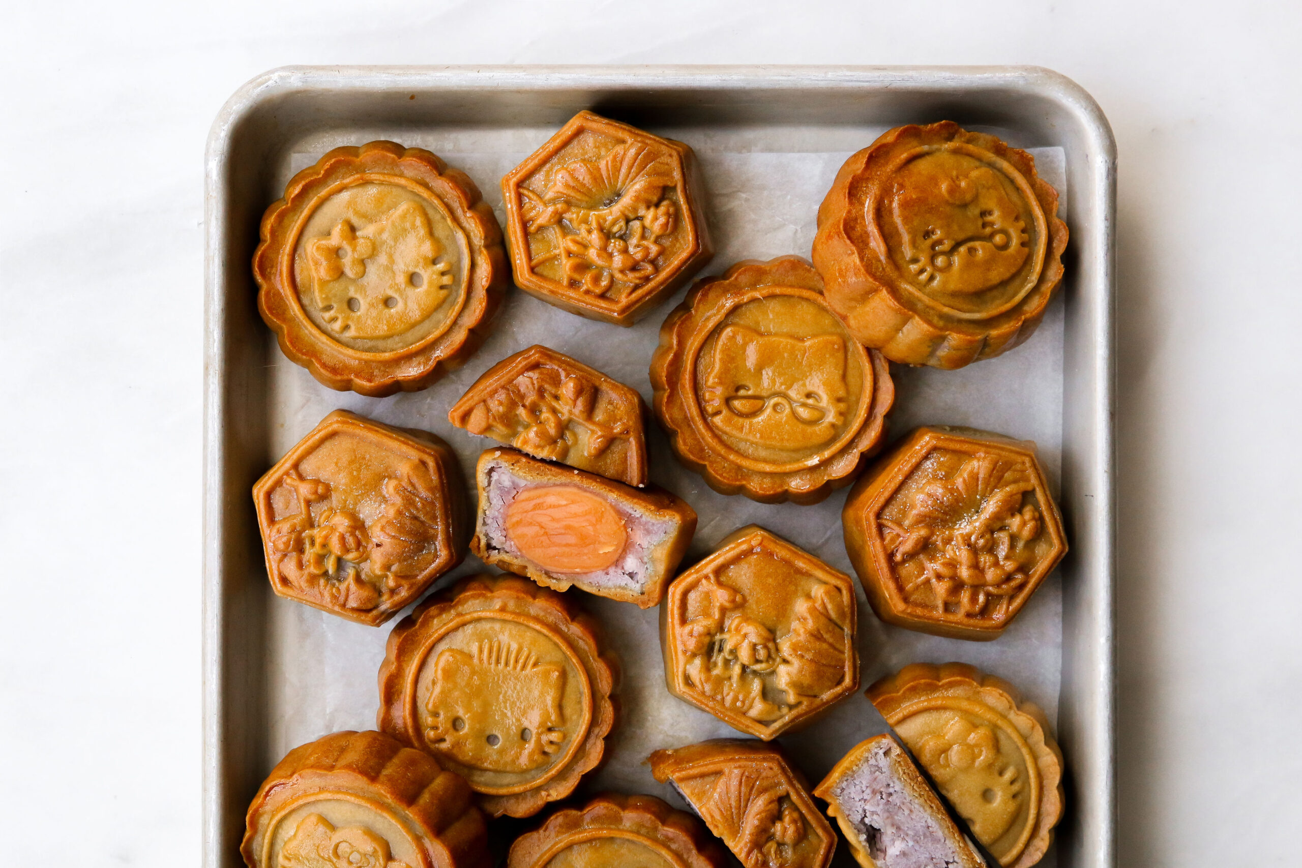 Art over the moon for mooncakes