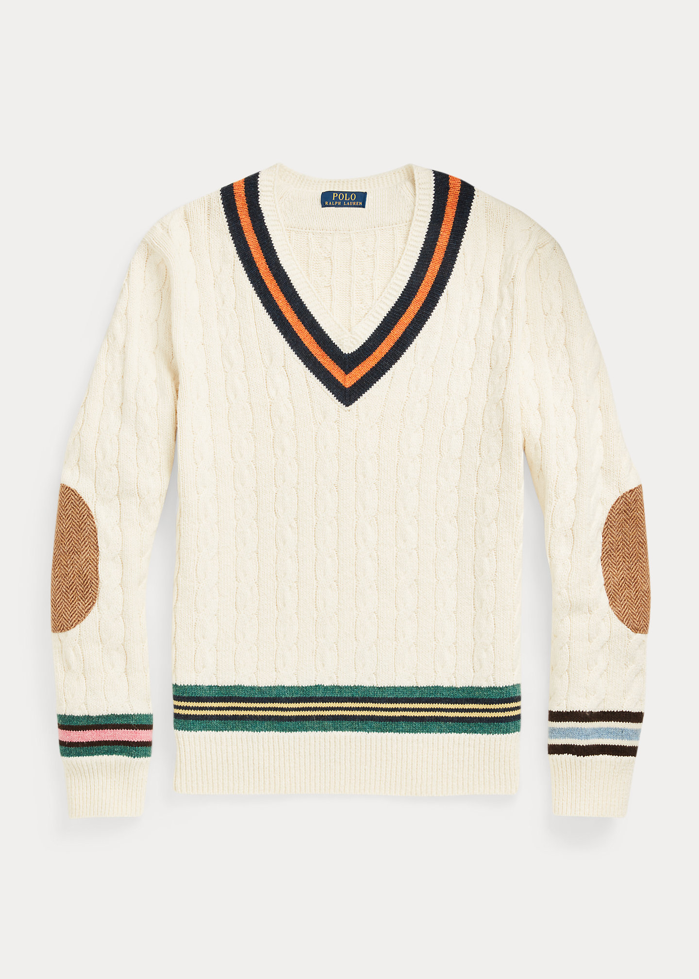 Ralph Lauren Cotton-Cashmere Cricket Sweater