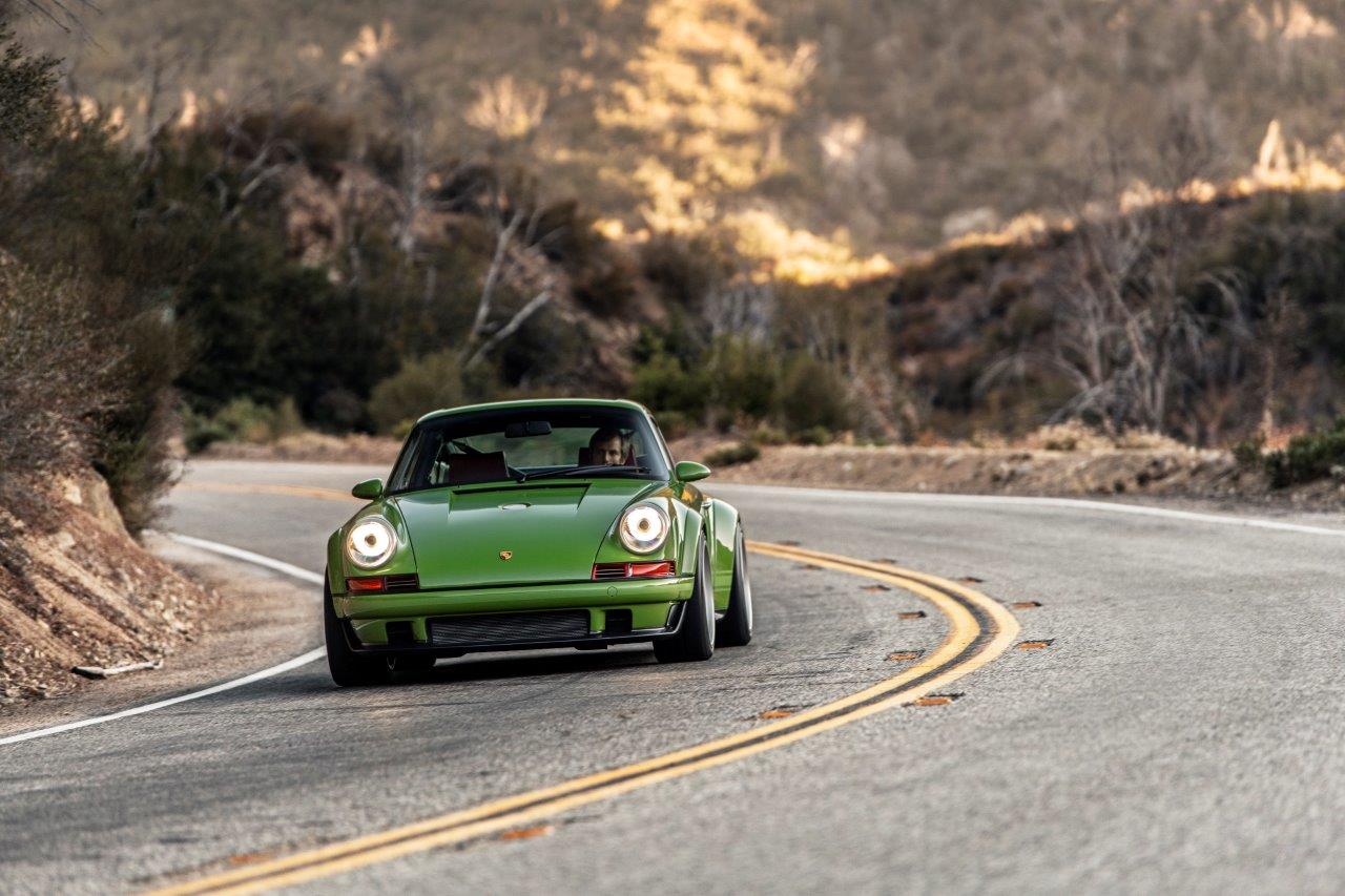 Singer Vehicle Design Green Porsche 911