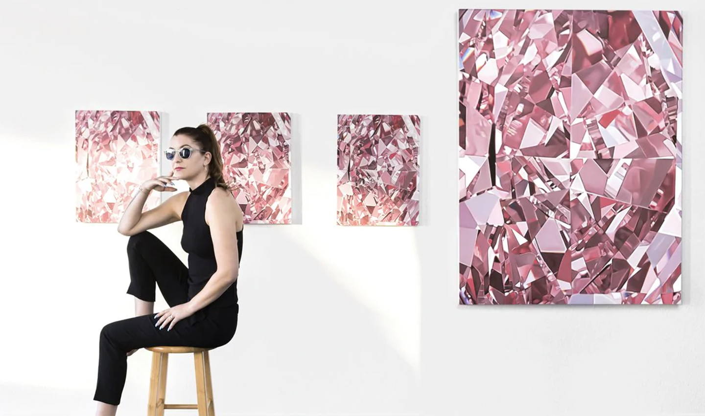 Artist Angie Crabtree Debuts 10-Foot Diamond Painting and New Jewelry  Collection - Only Natural Diamonds