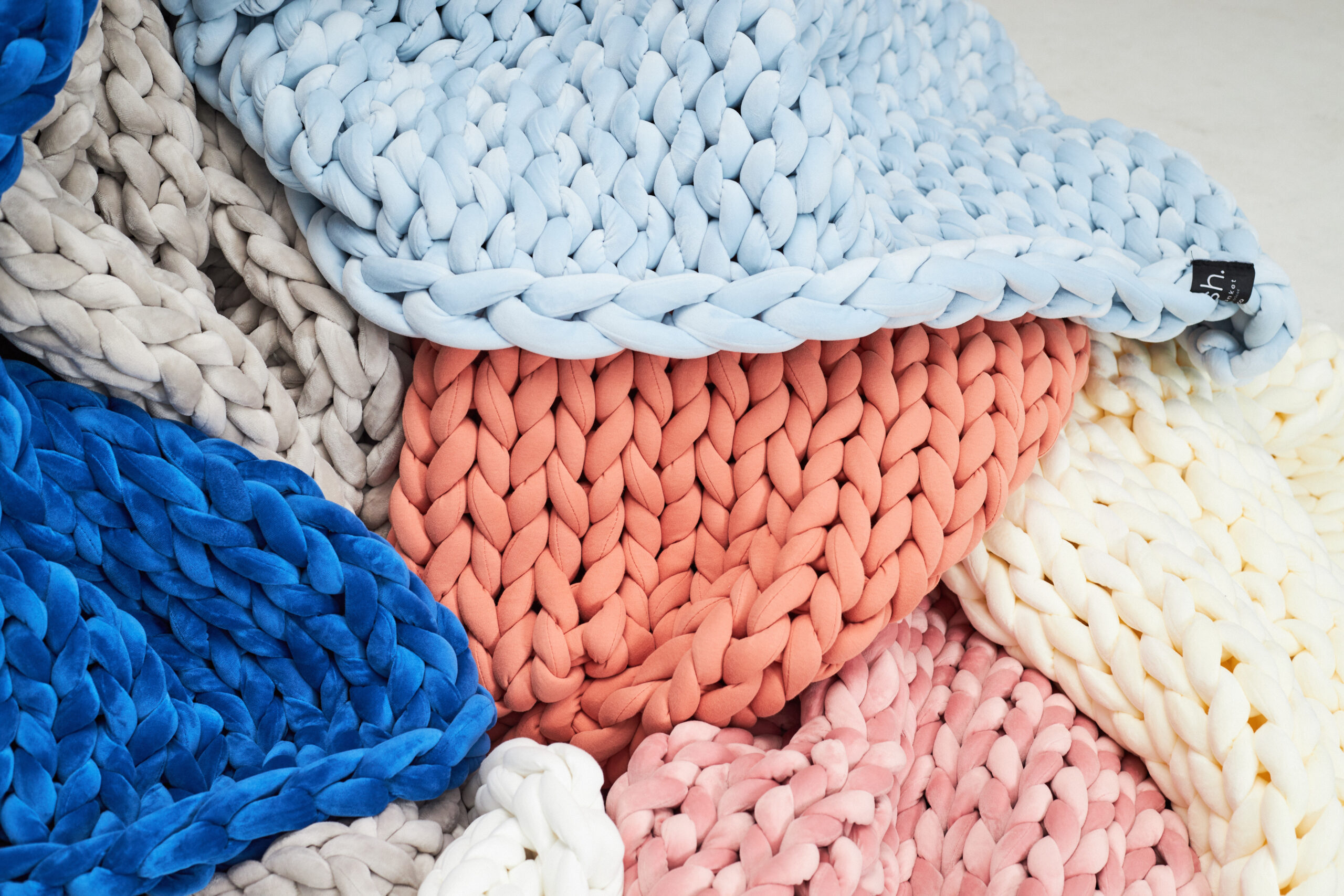 Shop for Calming Knitted Weighted Blankets