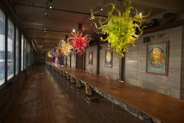 Dale Chihuly studio chandeliers