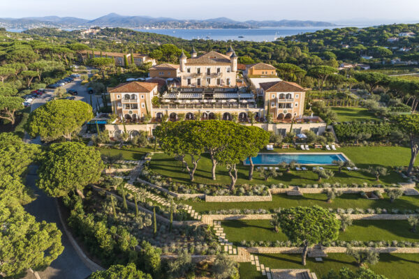 Chateau aerial view