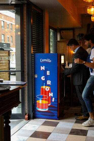 Bar Bello negroni vending machine