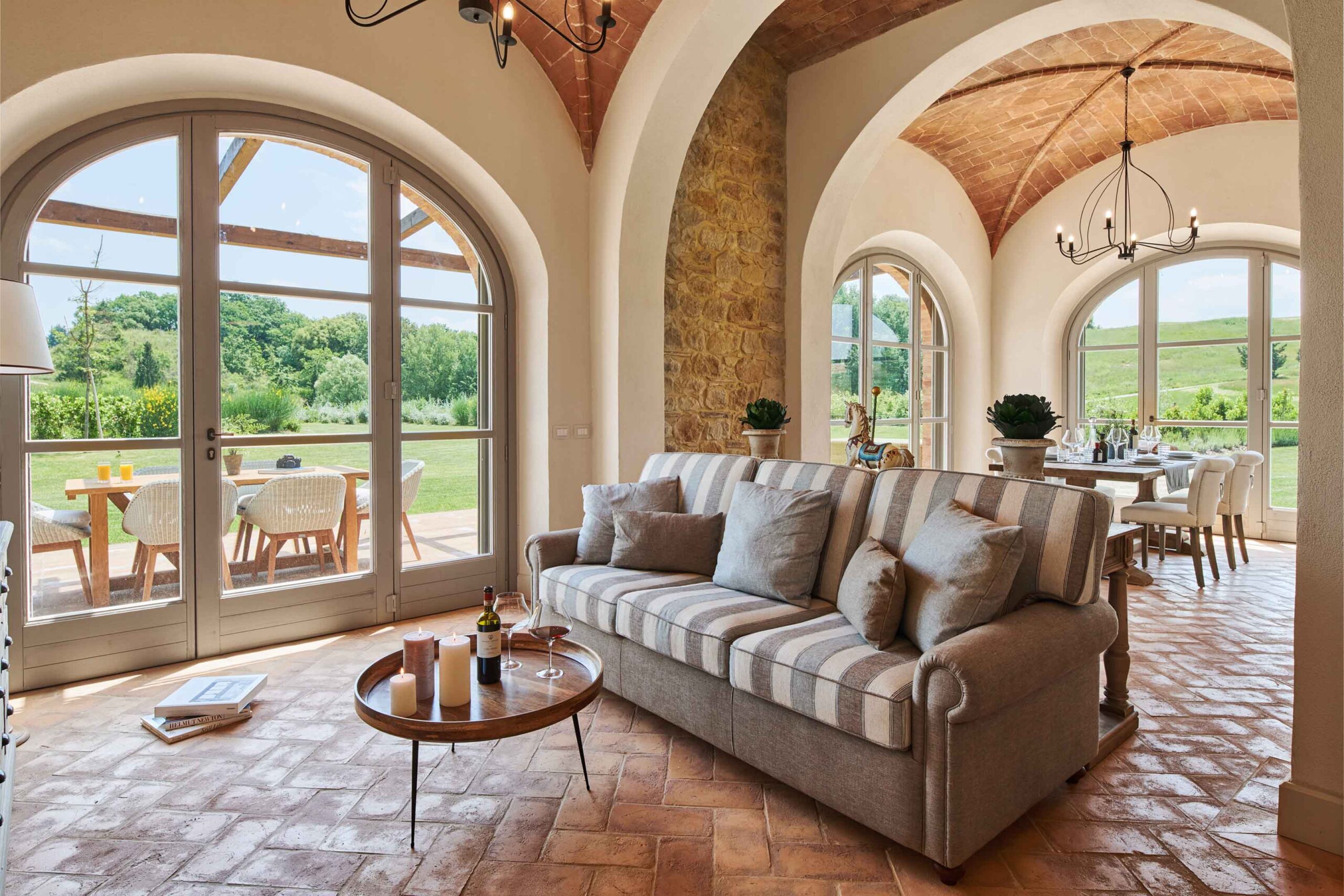 Toscana Resort Castelfalfi La Spina Itlalian Villa interior shot living room