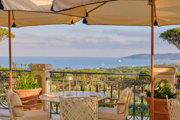 Chef Nobu Saint Tropez restaurant outdoor view