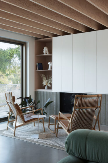 Chairs in living room