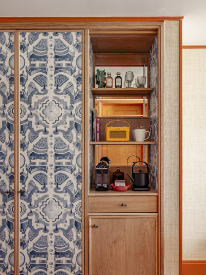 hotel room closet and storage