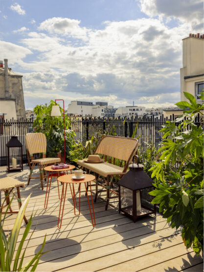 La Fantaisie hotel patio