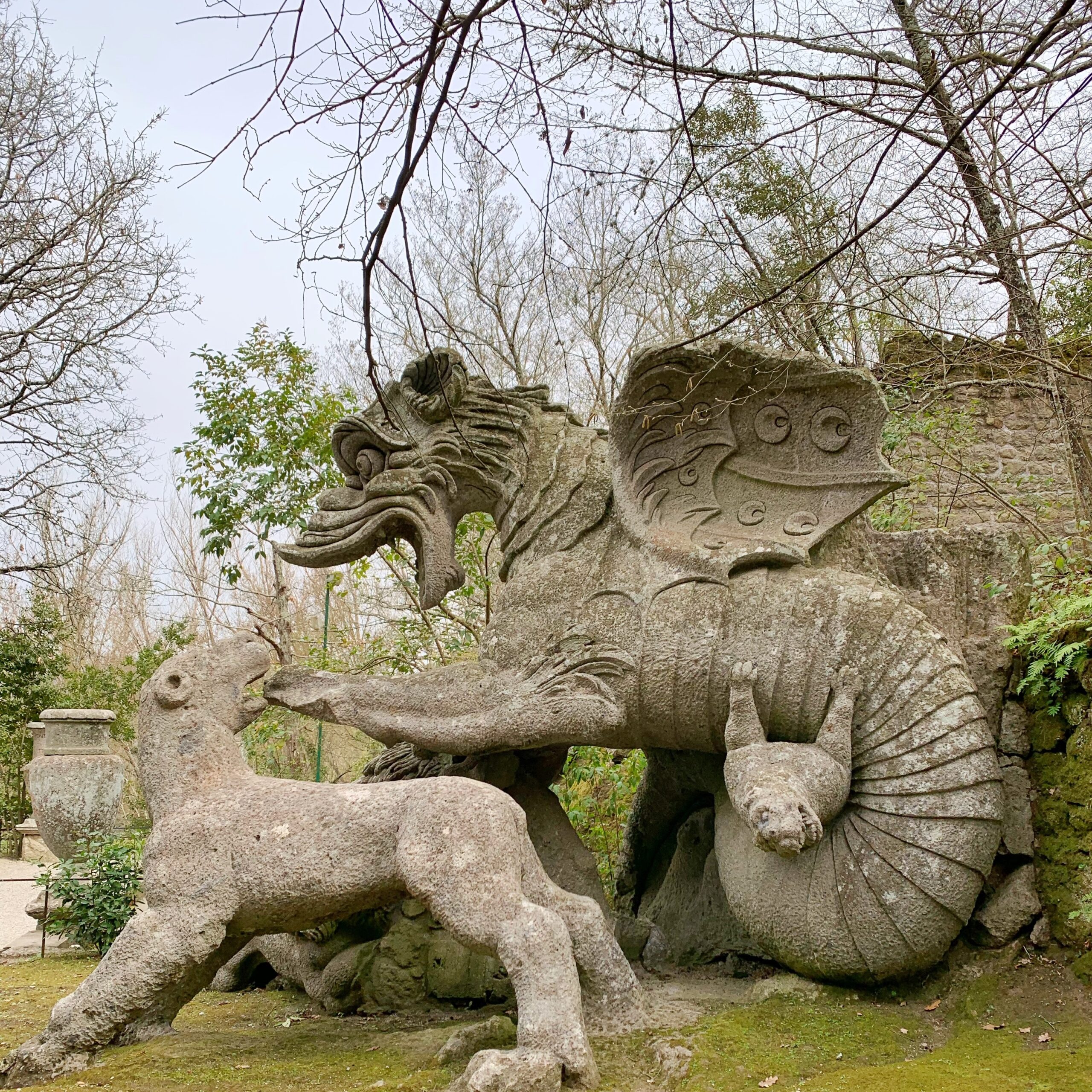Sacro bosco rome dragon