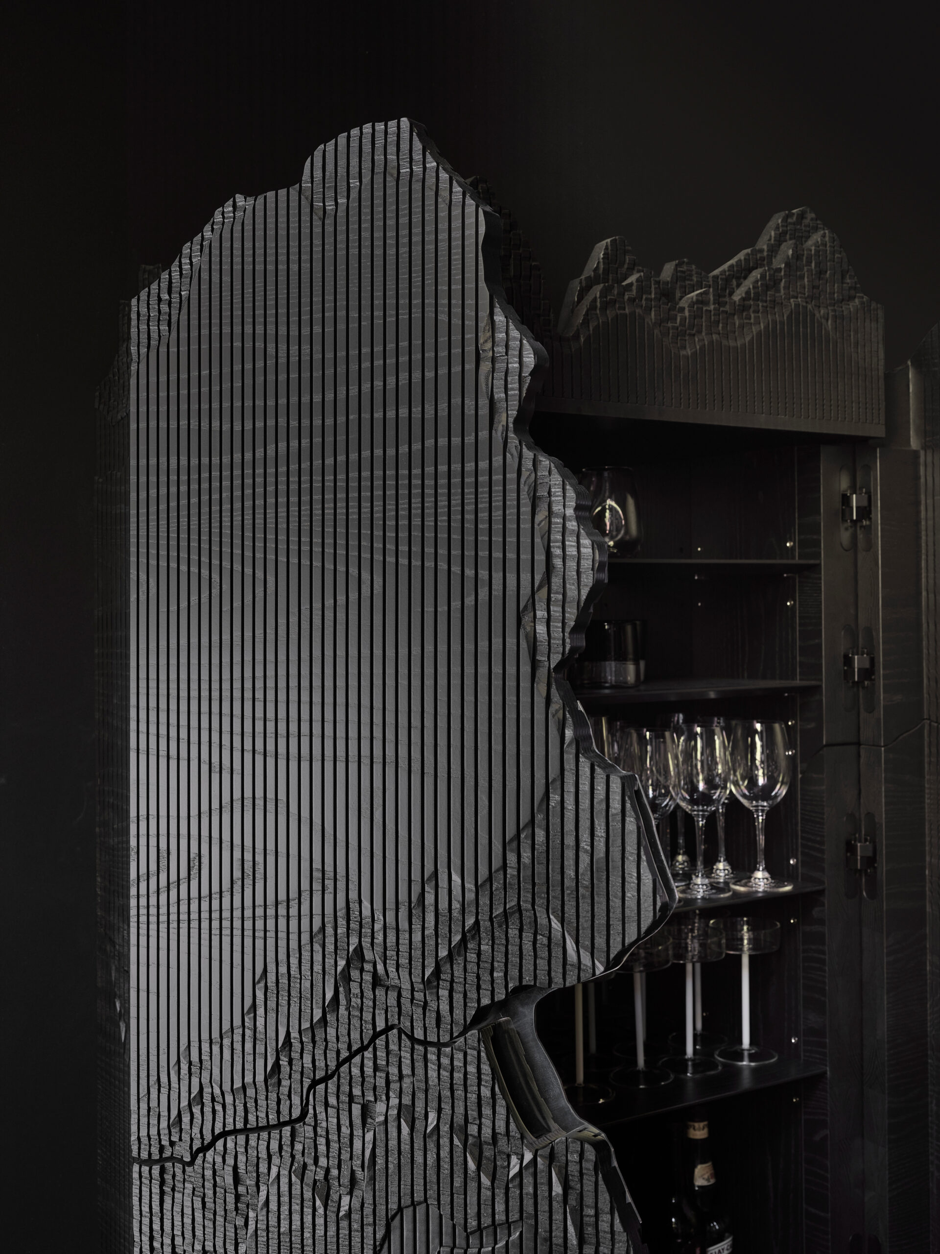 La Maison Noire wine cabinet