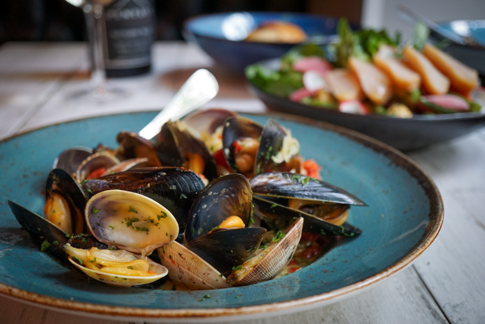 Mussel and Clam steamer dish