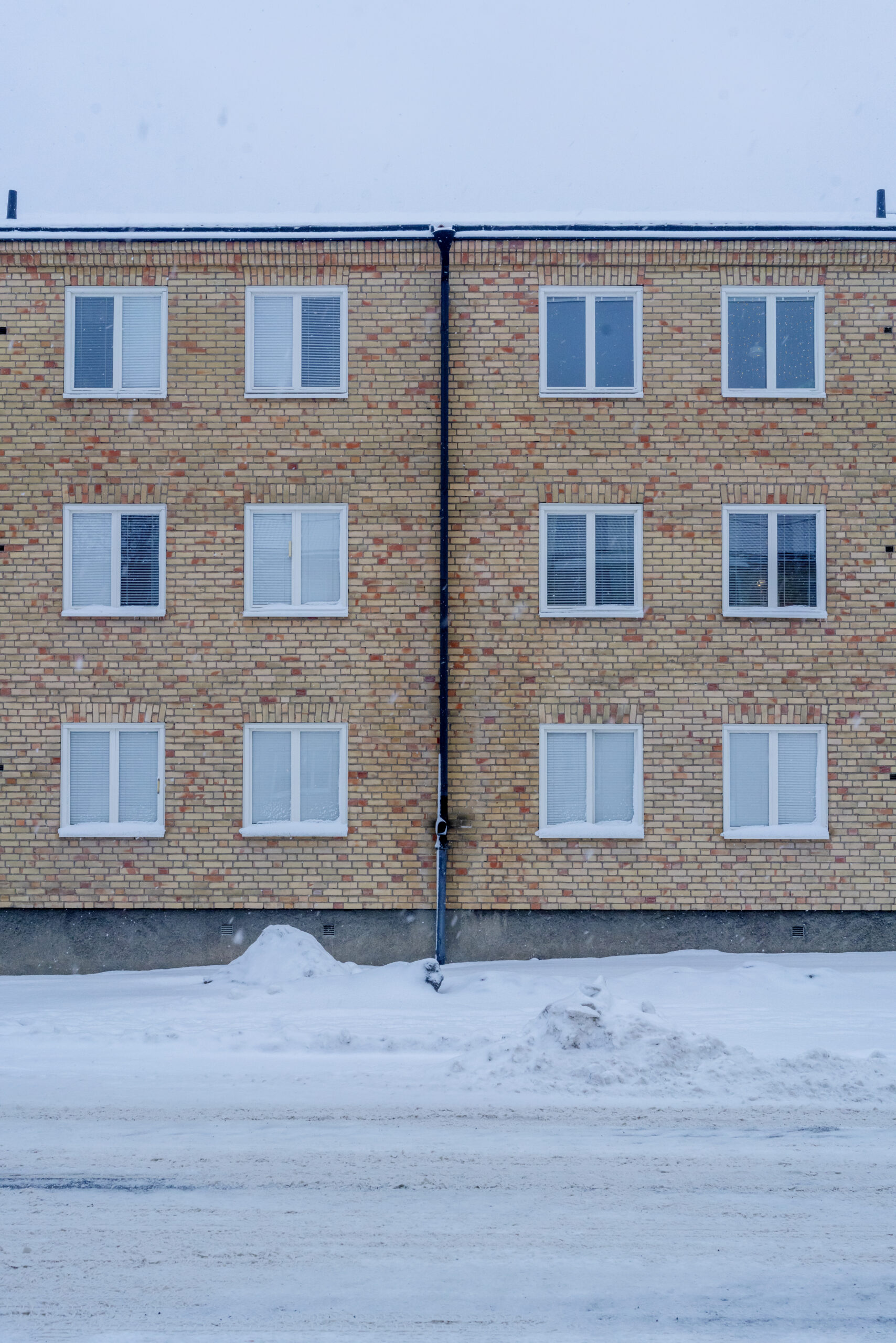 Sweden building in winter