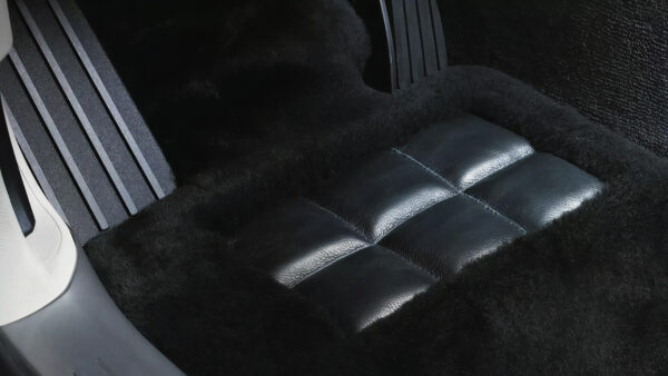 Rolls Royce lambswool floor mats for her