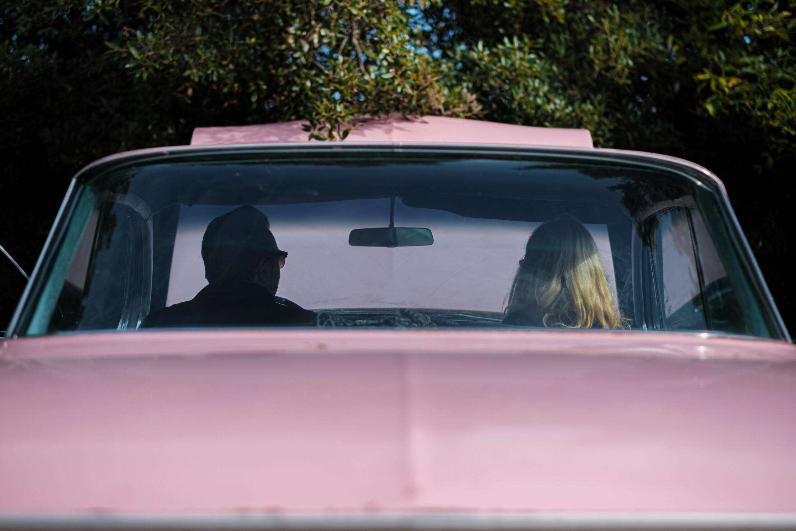 Matt Hall photographs pink car