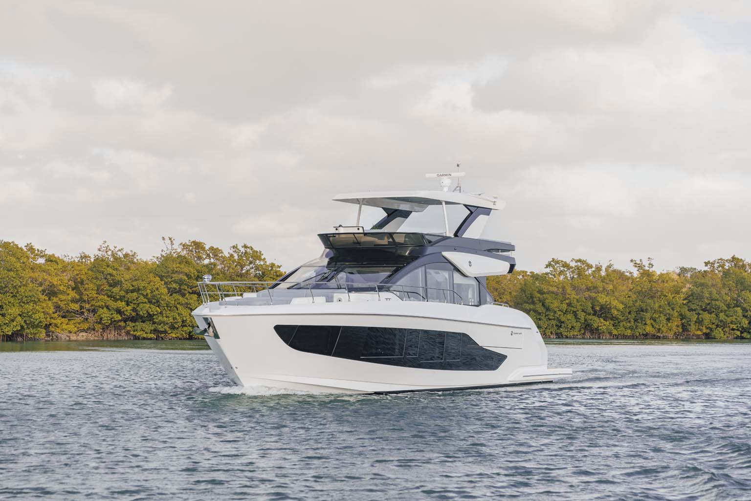 Stepping Aboard the New Cruisers 57 Fly Yacht