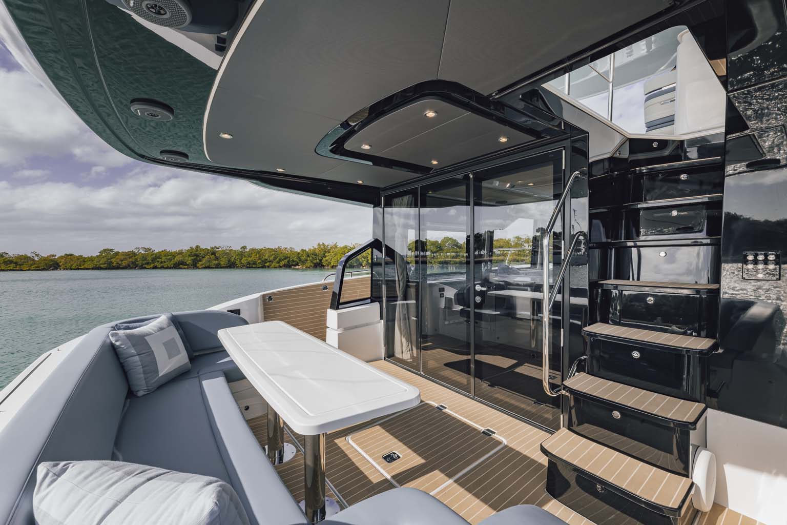 Stepping Aboard the New Cruisers 57 Fly Yacht